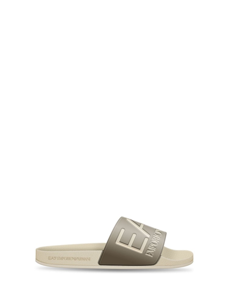 EA7 Natural Beachwear Sliders - Image 7 of 7