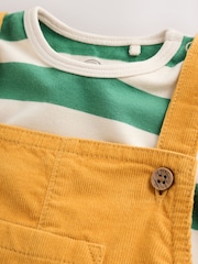 Yellow Transport Cord Dungarees and Bodysuit Baby Set (0mths-3yrs) - Image 5 of 11