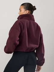 Gym King Cropped Borg Full Zip Jacket - Imagen 2 de 4