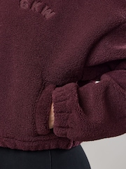 Gym King Cropped Borg Full Zip Jacket - Imagen 4 de 4