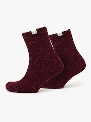 Gym King Red GKW Chenielle Socks 1 Pack - Image 1 of 1