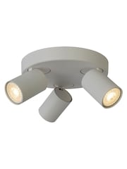 Searchlight Sand White Mones 3 Round, GU10 Ceiling Light - Image 2 of 4