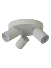 Searchlight Sand White Mones 3 Round, GU10 Ceiling Light - Image 3 of 4