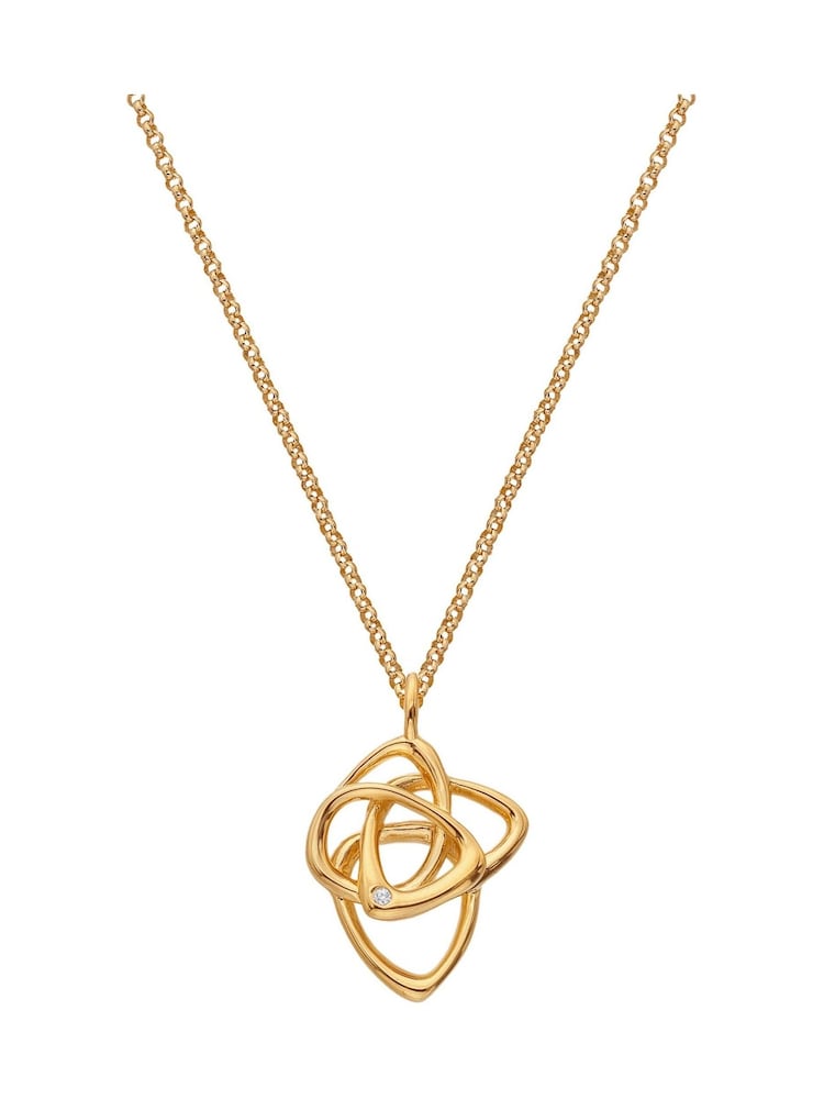 Hot Diamonds Gold Tone HD X GE Endless Pendant - Image 3 of 3 Hot Diamonds Gold Tone HD X GE Endless Pendant - Image 3 of 3