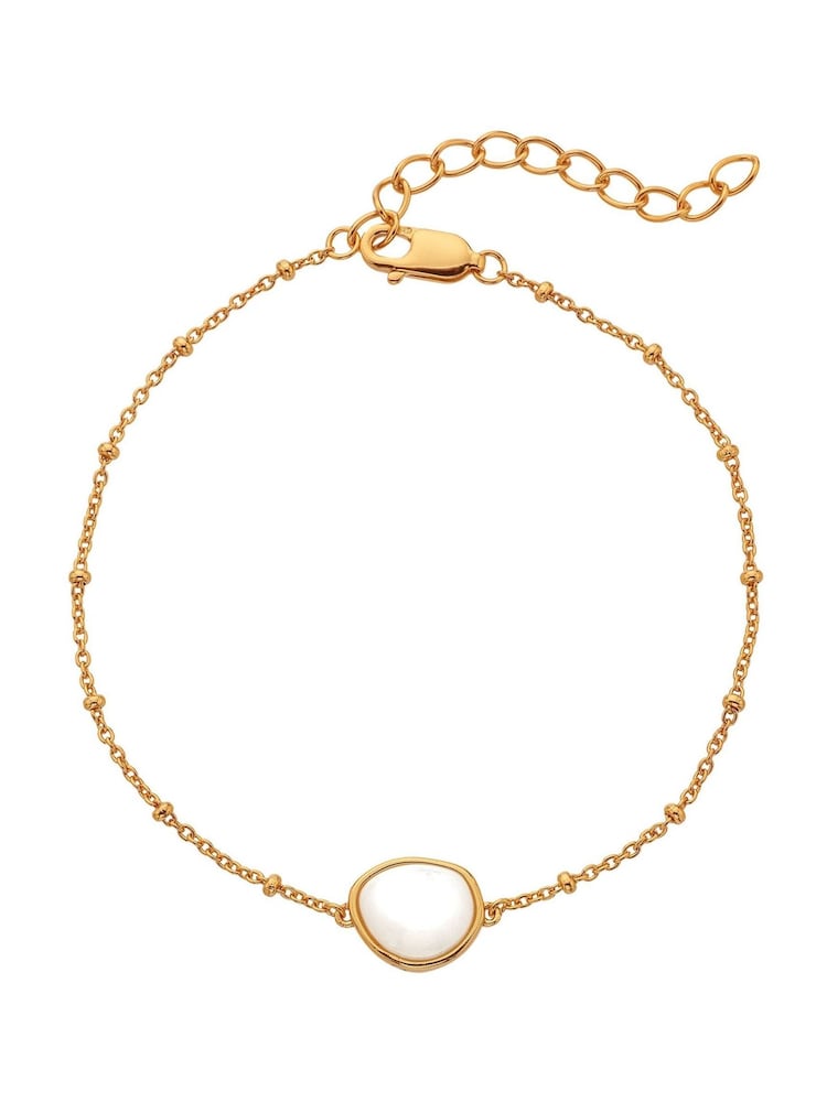 Hot Diamonds Gold Tone HD X GE Calm Bracelet - MOP - صورة 2 من 3 Hot Diamonds Gold Tone HD X GE Calm Bracelet - MOP - صورة 2 من 3