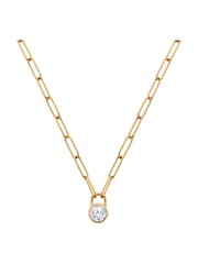 Hot Diamonds Gold Tone HD X GE Revolve Necklace - Imagen 3 de 3