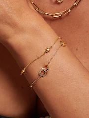 Hot Diamonds Gold Tone HD X GE Muse Bracelet - Image 2 of 3