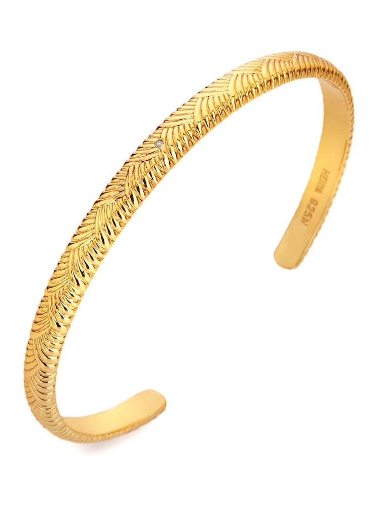 Hot Diamonds Gold Tone HD X GE Paris Bangle - Image 2 of 3 Hot Diamonds Gold Tone HD X GE Paris Bangle - Image 2 of 3
