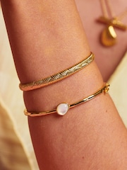 Hot Diamonds Gold Tone HD X GE Paris Bangle - Image 3 of 3