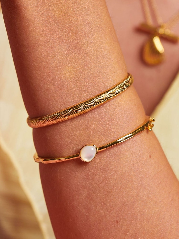 Hot Diamonds Gold Tone HD X GE Paris Bangle - Image 3 of 3 Hot Diamonds Gold Tone HD X GE Paris Bangle - Image 3 of 3