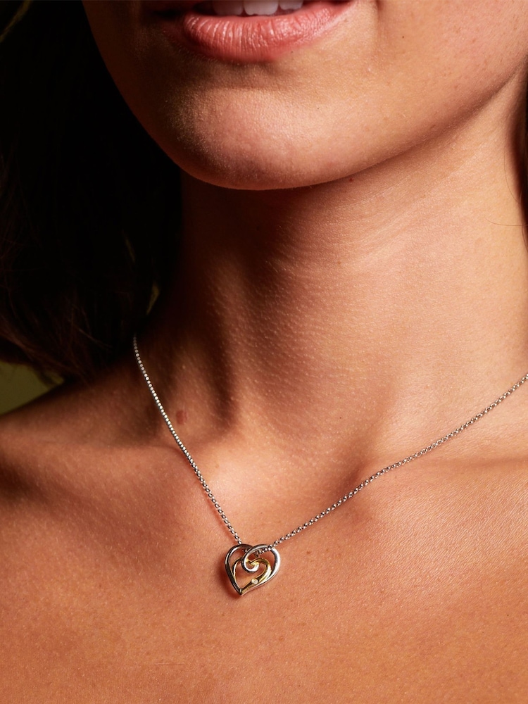 Hot Diamonds 925 Sterling Silver Open Two Heart Pendant - Image 3 of 3 Hot Diamonds 925 Sterling Silver Open Two Heart Pendant - Image 3 of 3