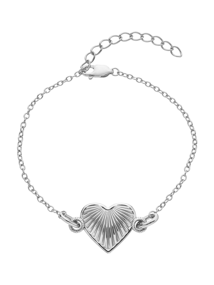 Hot Diamonds Sterling Silver Essence Heart Bracelet - Image 2 of 3 Hot Diamonds Sterling Silver Essence Heart Bracelet - Image 2 of 3