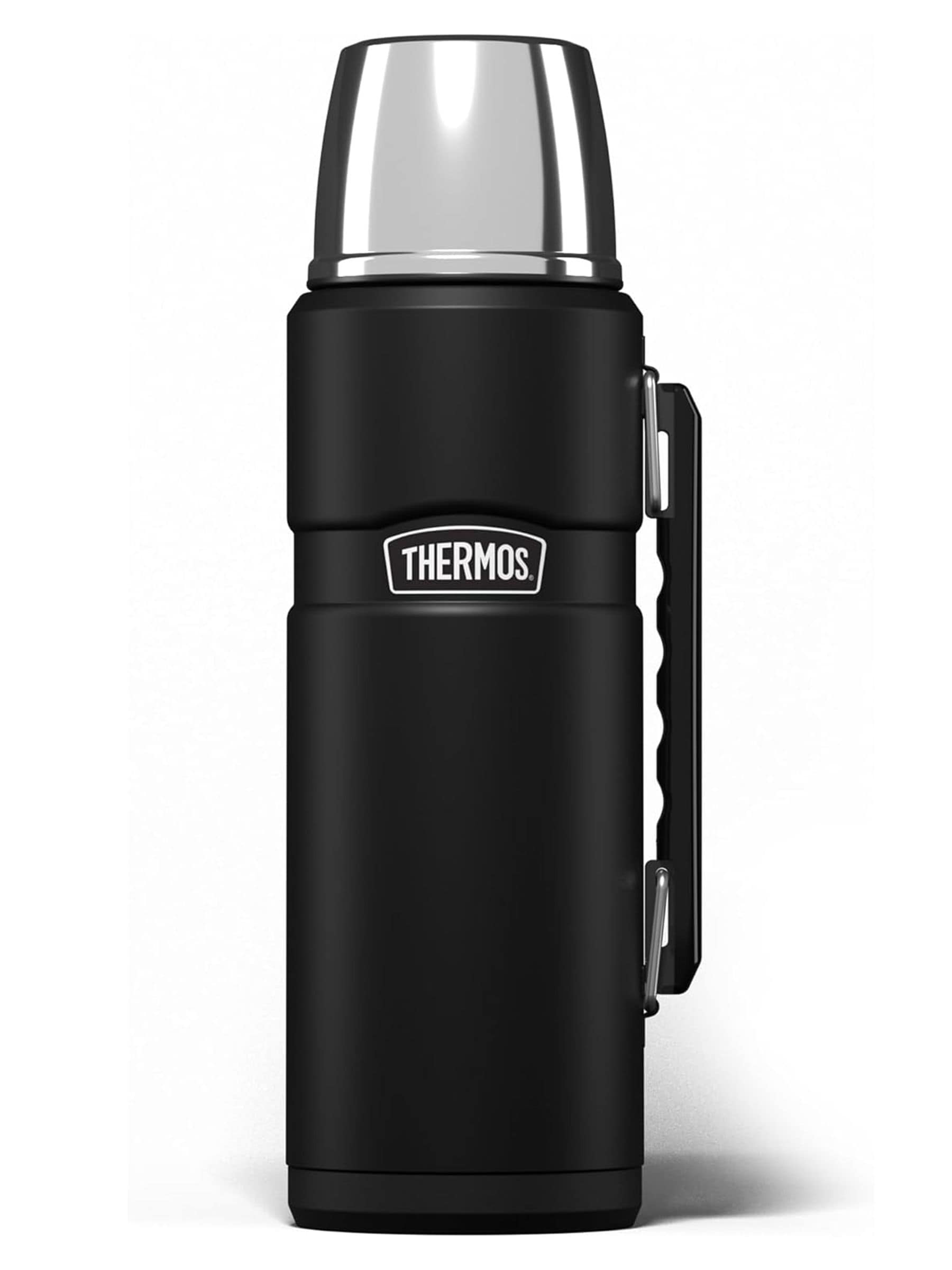 Thermos Stainless Steel King Travel Flask 1.2 Litre Matt Black - Image 4