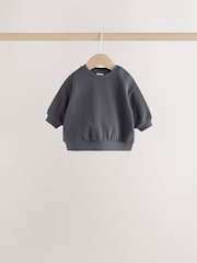 Charcoal Grey/Neutral Sweatshirt and Leggings Baby Set 6 Piece (0mths-3yrs) - Image 7 of 13