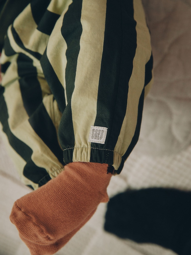 Green Stripe Baby Set Sweat Top and Trousers (0mths-2yrs) - Image 3 of 3 Green Stripe Baby Set Sweat Top and Trousers (0mths-2yrs) - Image 3 of 3