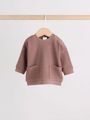Brown Textured Top and Legging Baby Set (0mths-2yrs) - Image 7 of 19
