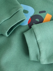 Green Slogan Baby Set Sweat Top and Trousers (0mths-2yrs) - Image 9 of 11