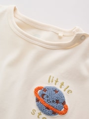 Neutral/Blue Space Top and Leggings Baby Set (0mths-2yrs) - Image 13 of 20
