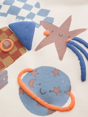 Neutral/Blue Space Top and Leggings Baby Set (0mths-2yrs) - Image 18 of 20