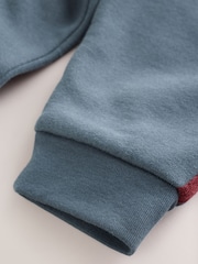 Blue/Neutral Varsity Top and Leggings Baby Set (0mths-2yrs) - Image 14 of 14