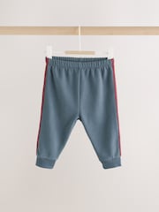 Blue/Neutral Varsity Top and Leggings Baby Set (0mths-2yrs) - Image 5 of 14