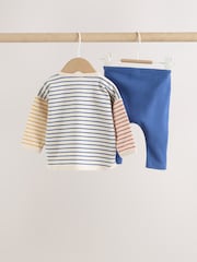 Red/Blue Safari Animals Top and Leggings Baby Set (0mths-2yrs) - Image 6 of 19
