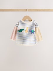 Red/Blue Safari Animals Top and Leggings Baby Set (0mths-2yrs) - Image 7 of 19