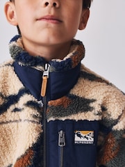 Superdry Printed Borg Fleece - Image 3 of 7