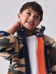 Superdry Printed Borg Fleece - Image 4 of 7
