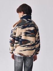 Superdry Printed Borg Fleece - Image 5 of 7