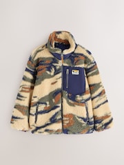 Superdry Printed Borg Fleece - Image 6 of 7
