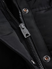Superdry Black Everest Padded Bomber Coat - Image 8 of 10
