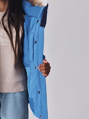 Zils - Superdry Everest Five Baffle dūnu jaka - Attēls 5 no 12