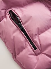 Superdry Pink Sports Pink Padded Coat - Image 11 of 12