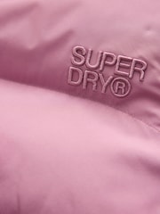 Superdry Pink Sports Pink Padded Coat - Image 12 of 12