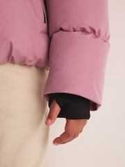 Superdry Pink Sports Pink Padded Coat - Image 4 of 12