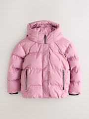 Superdry Pink Sports Pink Padded Coat - Image 6 of 12