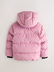 Superdry Pink Sports Pink Padded Coat - Image 8 of 12