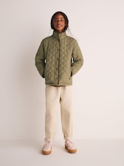 Superdry Green Quilted Jacket - Image 3 of 12