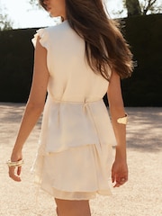 BHOEM Ecru Satin Lace Blouse - Image 5 of 5