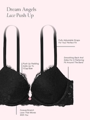 Victoria's Secret Vibrant Fuchsia Pink Push Up Lace Bra - Image 3 of 3