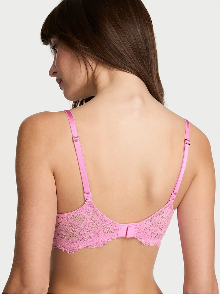 Victoria's Secret Pink Sugar Unlined Balcony Lace Bra - Image 3 of 3 Victoria's Secret Pink Sugar Unlined Balcony Lace Bra - Image 3 of 3