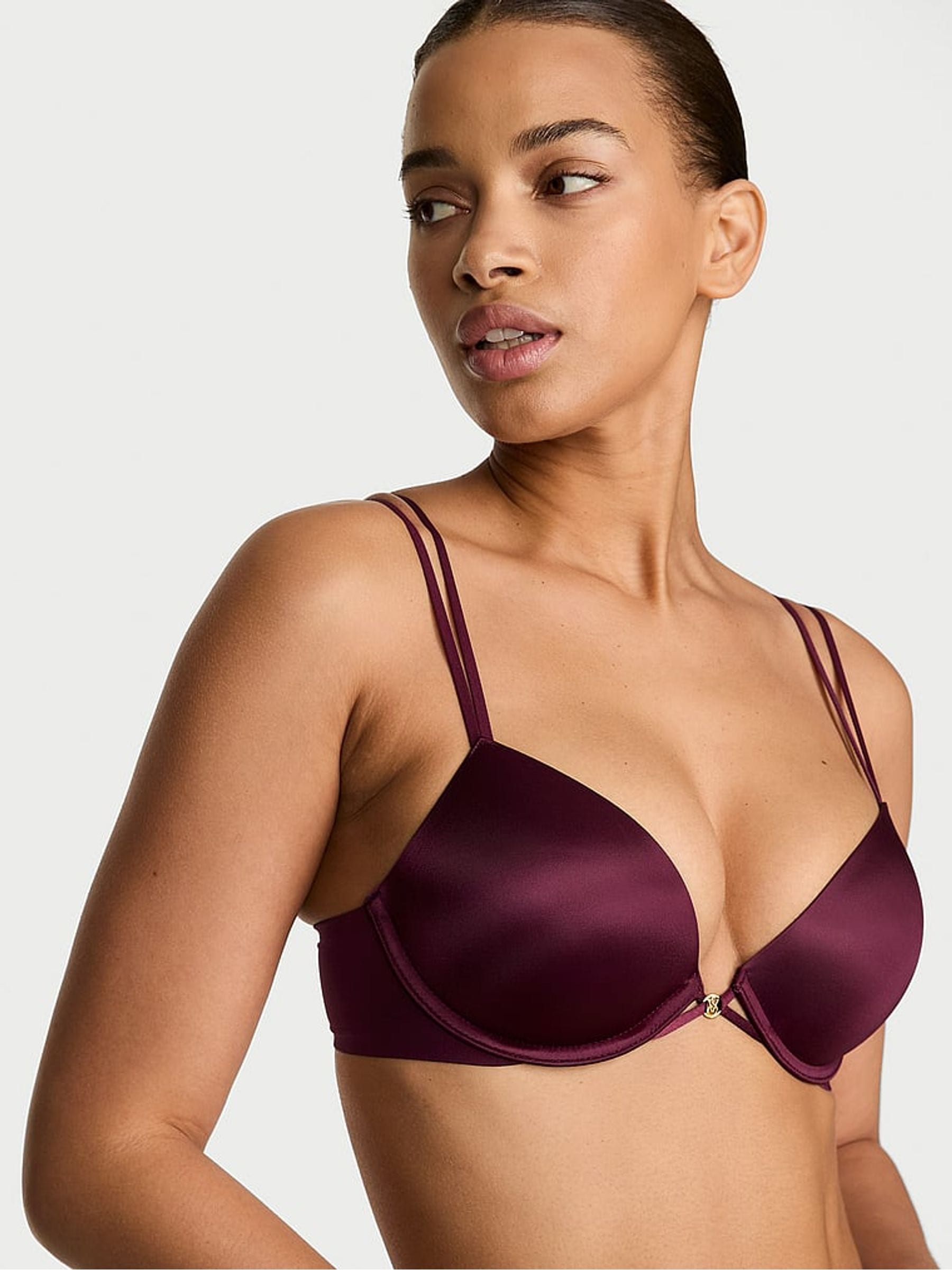 Victoria's Secret Rich Maroon Red Push Up Bra