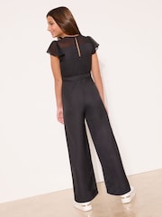 أسود - لباس قطعة واحدة مزوَّدة برباط من الدانتيل من Lipsy (5-16سنوات) - صورة 4 من 4