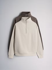 Multi Quarter Zip Jumper 2 Pack - Image 1 of 5