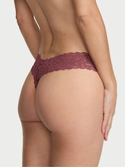 Victoria's Secret Morning Rose Pink Thong Knickers - Image 2 of 2