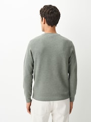 Πράσινο φασκόμηλου - Essential Textured Knitted Jumper - Εικόνα 3 του 6