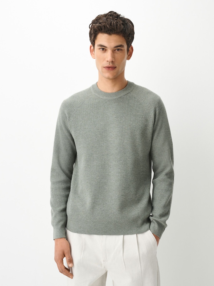 Πράσινο φασκόμηλου - Essential Textured Knitted Jumper - Εικόνα 6 του 6 Πράσινο φασκόμηλου - Essential Textured Knitted Jumper - Εικόνα 6 του 6