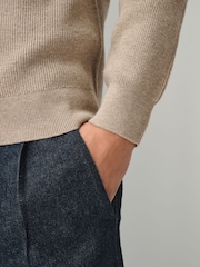 Ουδέτερο - Essential Textured Knitted Jumper - Εικόνα 6 του 9