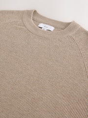 Ουδέτερο - Essential Textured Knitted Jumper - Εικόνα 8 του 9